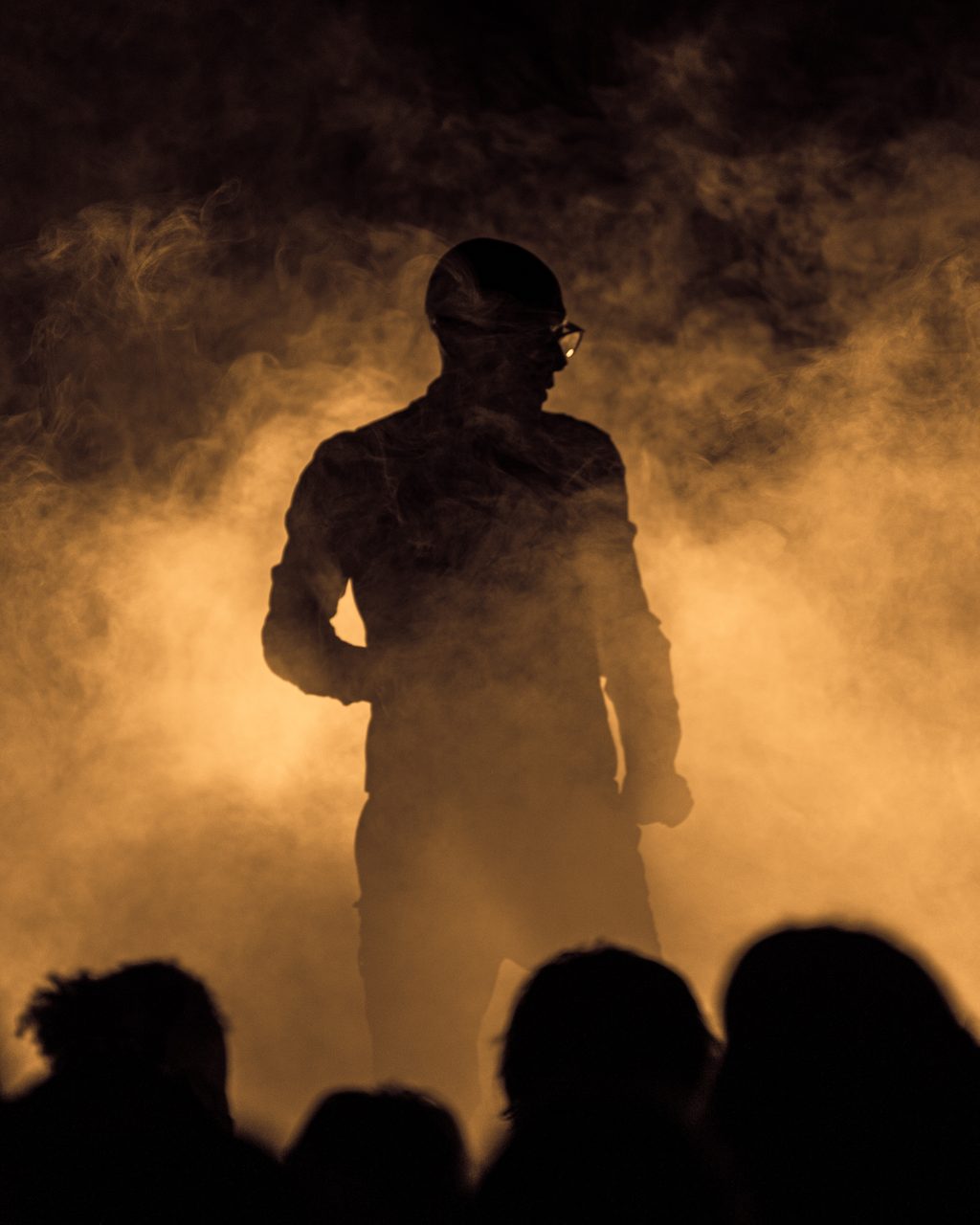 Covenant performing live.
