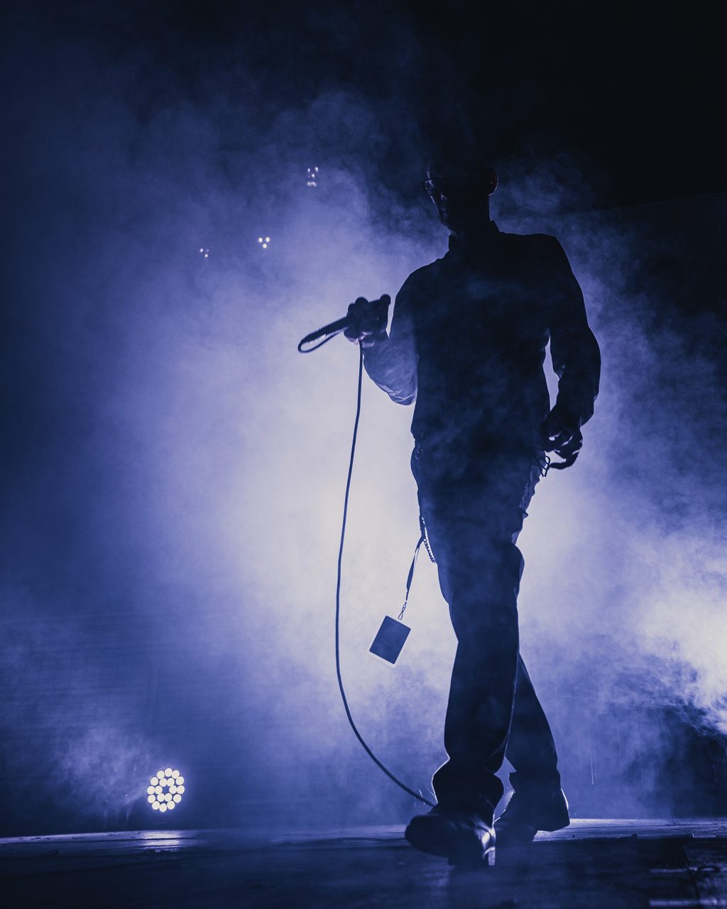Covenant performing live.