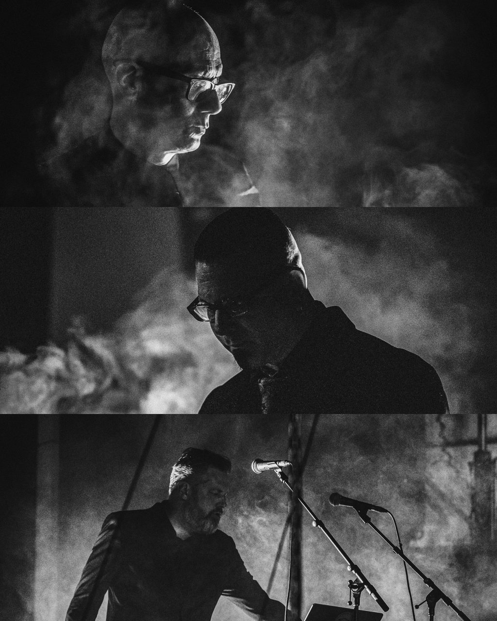 Covenant performing live.