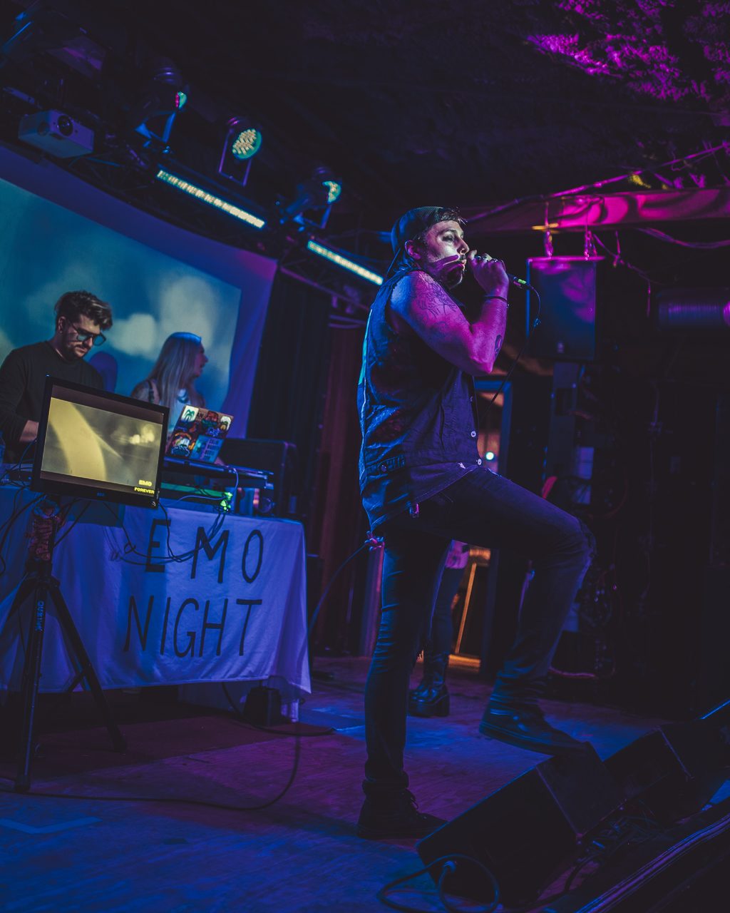 Emo Night performing live.