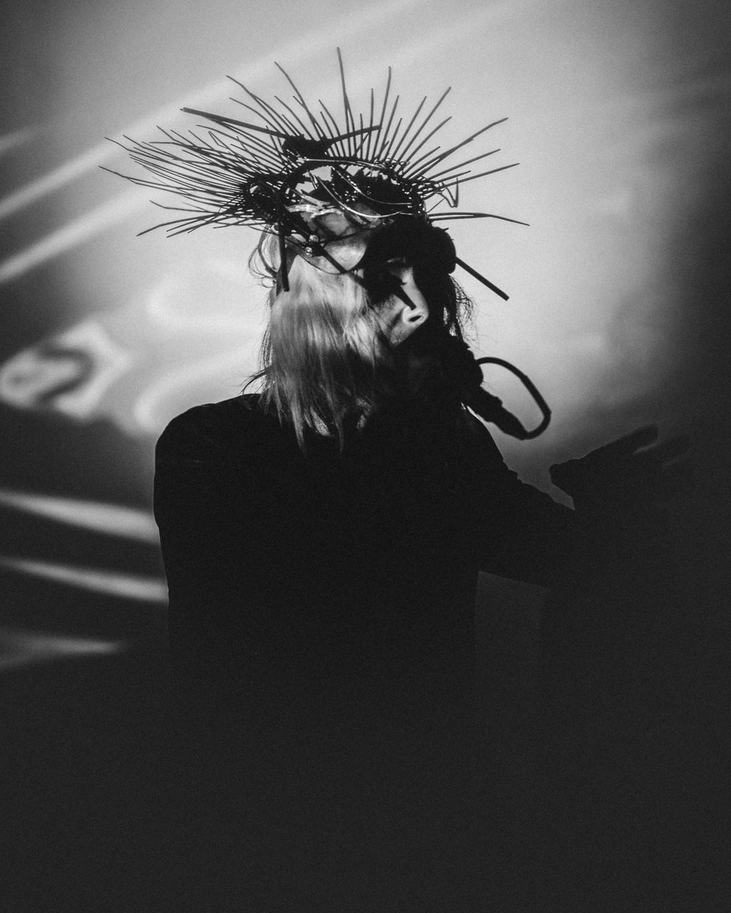 IAMX performing live.