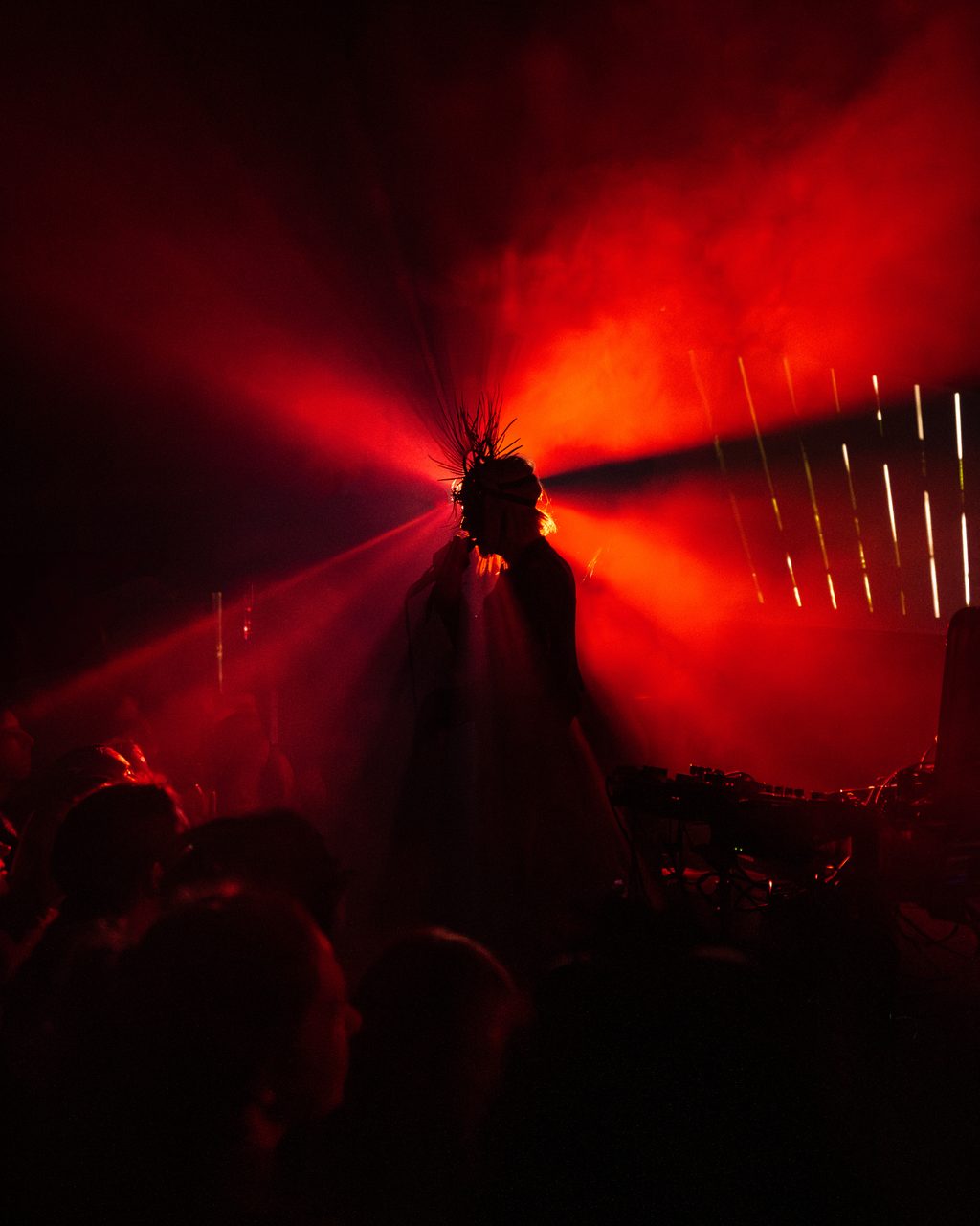 IAMX performing live.