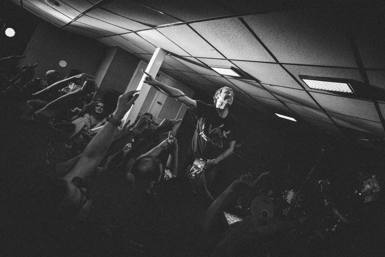 Thursday performing live.
