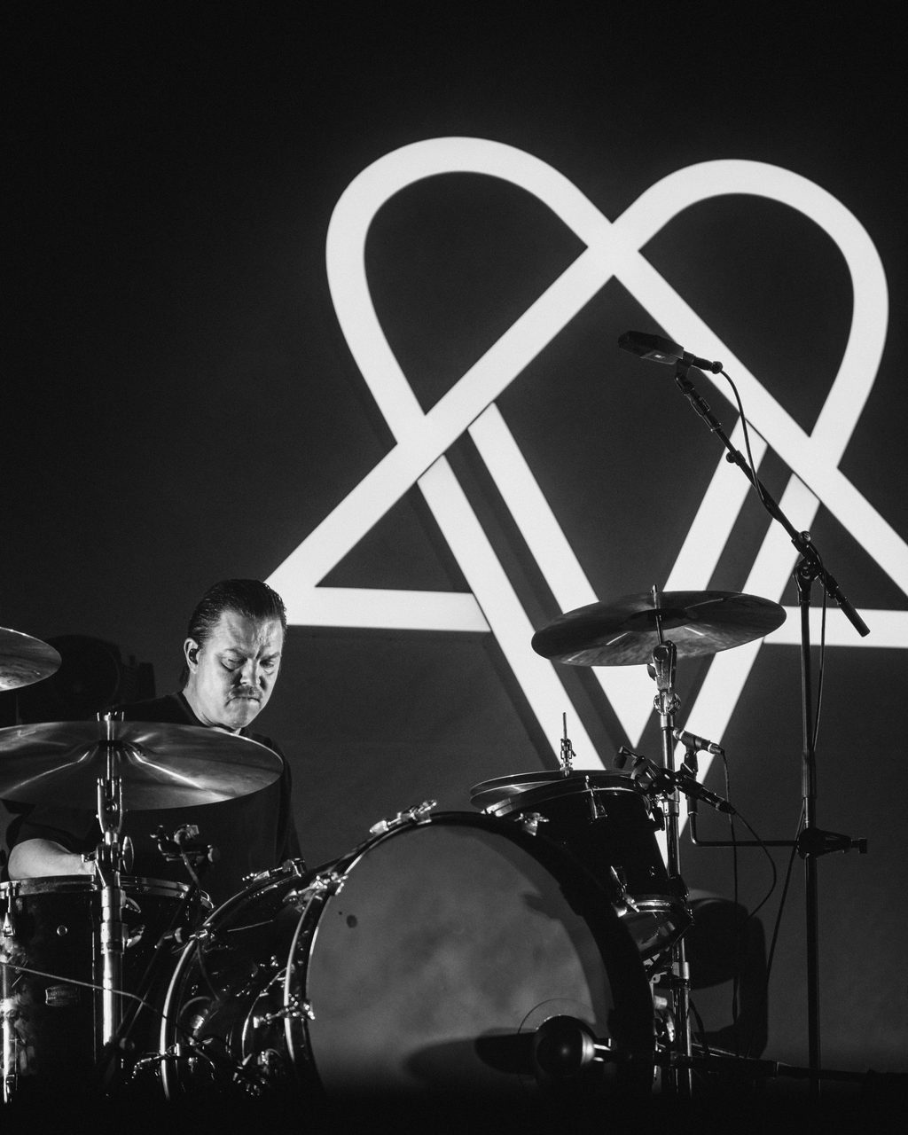 Ville Valo performing live.