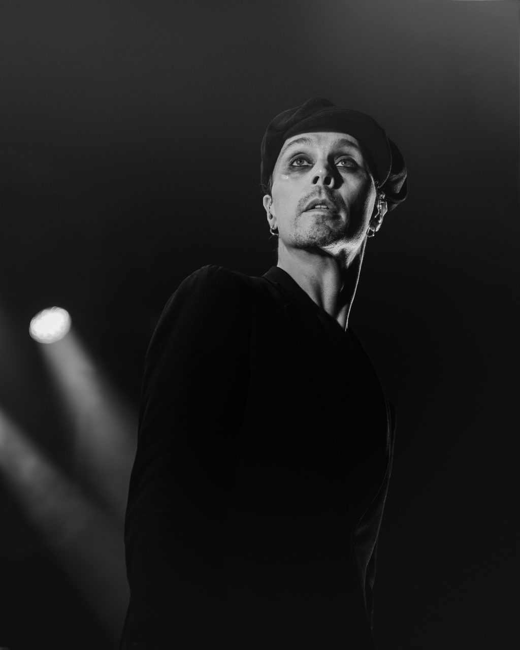 Ville Valo performing live.