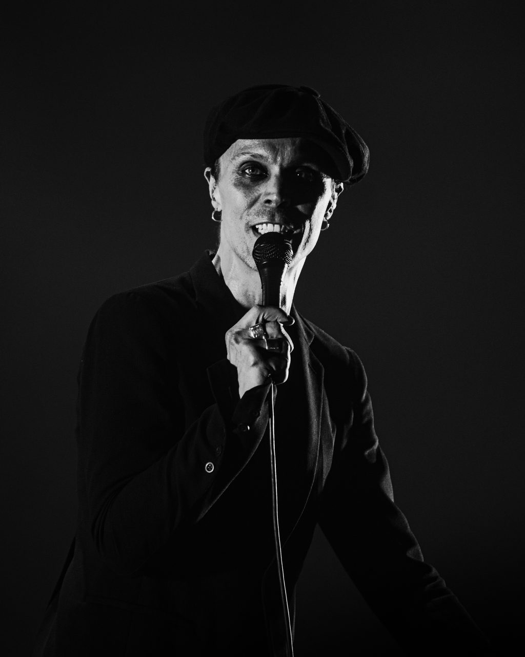 Ville Valo performing live.