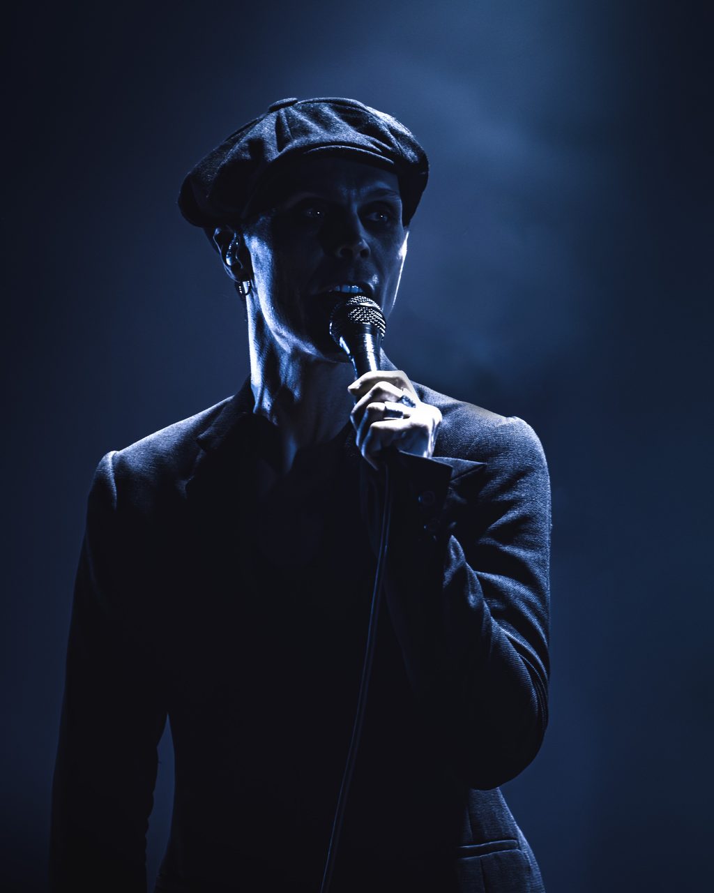 Ville Valo performing live.